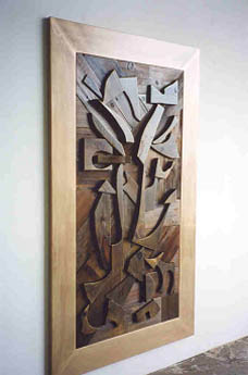 Alan Boileau wood sculpture